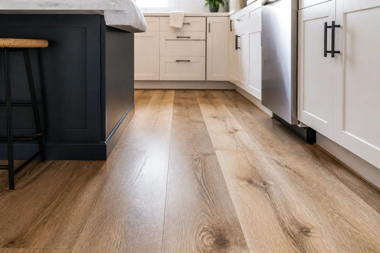 Durable kitchen flooring installation