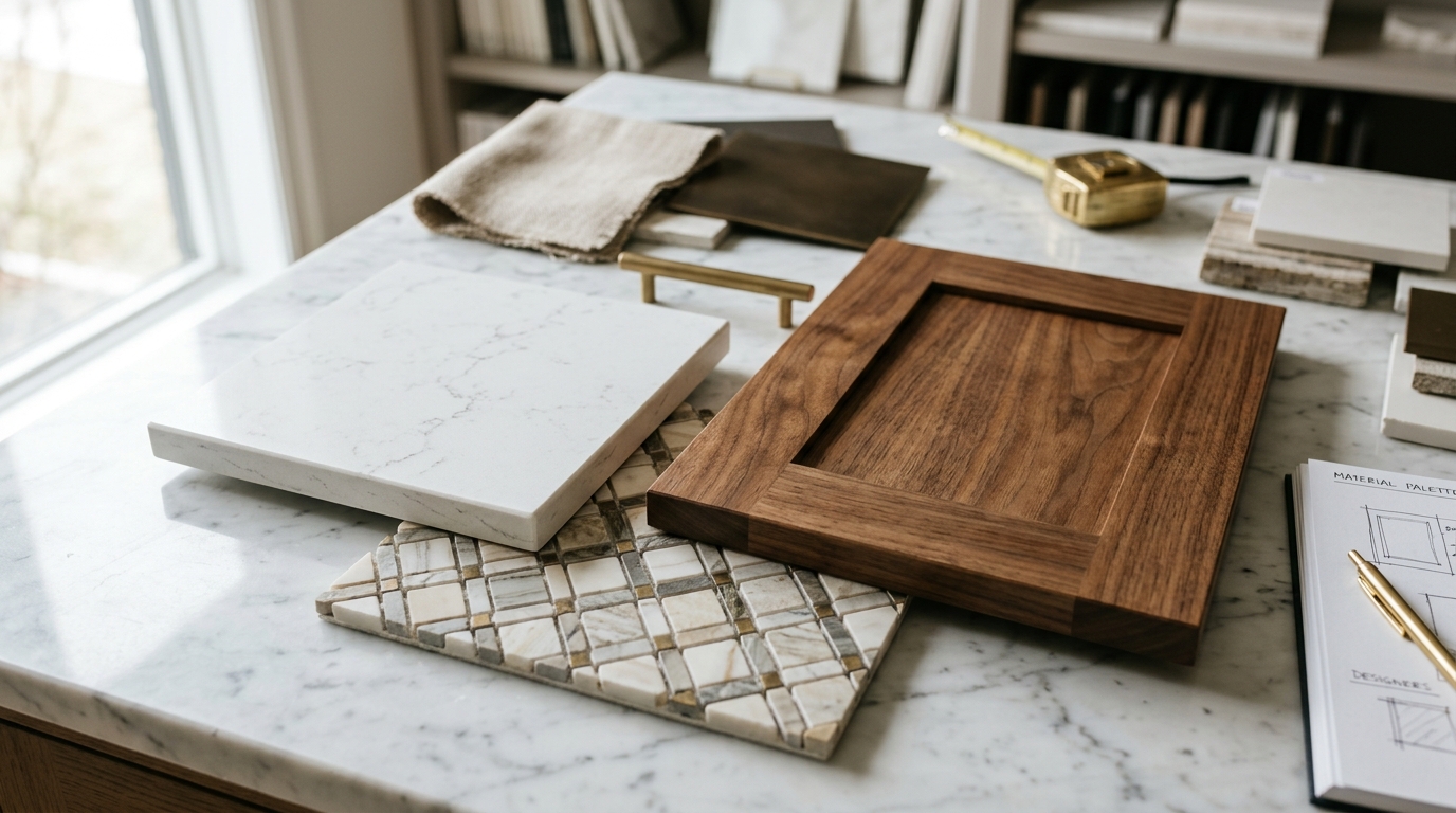 Quartz countertop selection for Toledo kitchen remodel